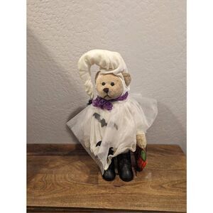 Creative Design LTD Teddy Bear Ghost Halloween Outfit Centerpiece Decoration 19"